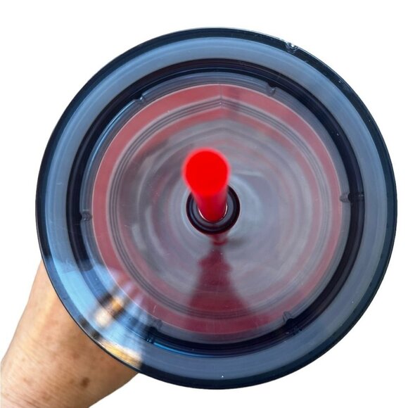 Starbucks Orange and Black Stripe 24oz Cold Cup - Picture 8 of 9